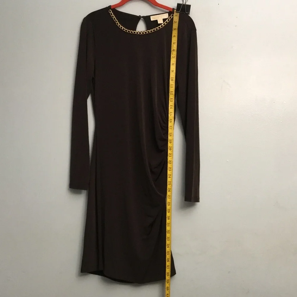 Michael Kors Long Sleeve Sheath Dress
